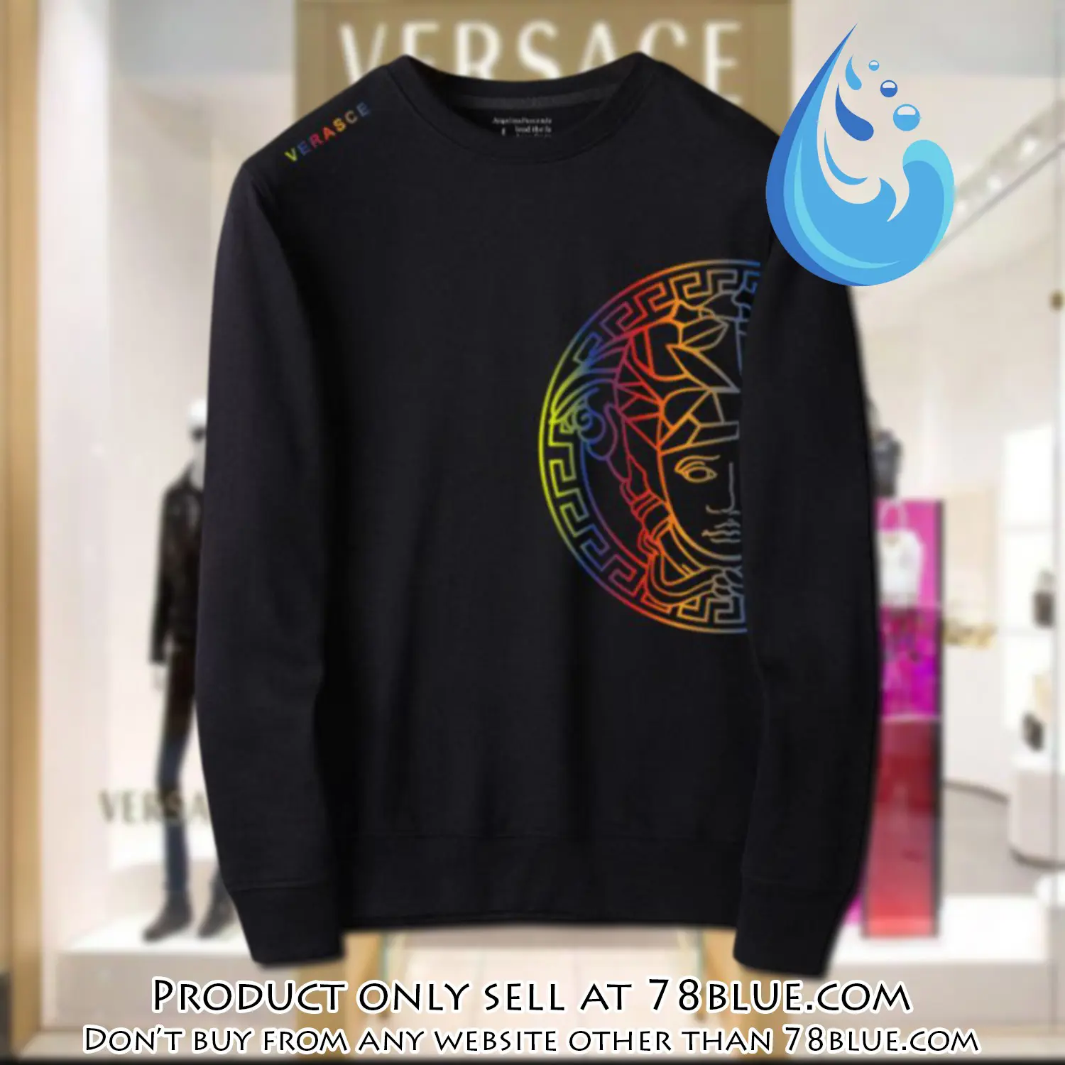 Versace luxury ugly sweater for winter lzu1422 78b1638813